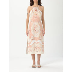 Twinset Multicolor Linen Dress -   -  Twinset.