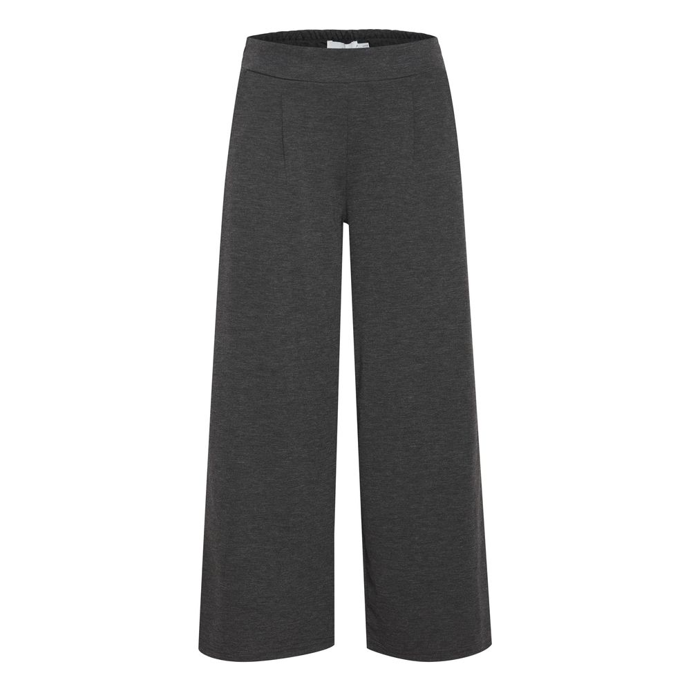 ICHI Gray Recycled Polyester Pant -   -  ICHI.