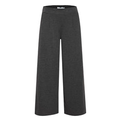 ICHI Gray Recycled Polyester Pant -   -  ICHI.