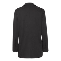 ICHI Black Recycled Polyester Blazer -   -  ICHI.