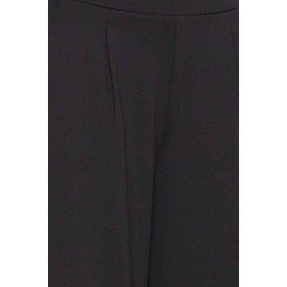 ICHI Black Recycled Polyester Pant -   -  ICHI.