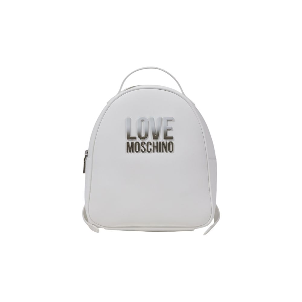 Love Moschino White Polyethylene Backpack -   -  Love Moschino.
