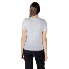 Only White Organic Cotton T-Shirt -   -  Only.
