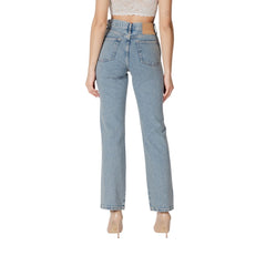 Only Blue Cotton Mom Jean -   -  Only.