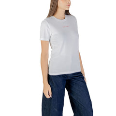 Only Orange Cotton T-Shirt -   -  Only.