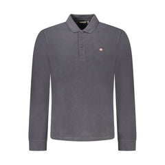 Napapijri Black Cotton Men Polo Shirt -   -  Napapijri.