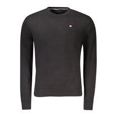 Napapijri Black Cotton Men Sweater -   -  Napapijri.