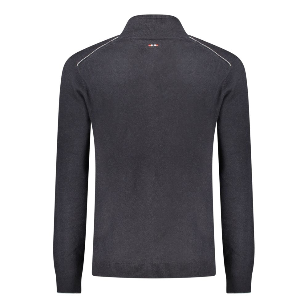 Napapijri Black Wool Men Sweater -   -  Napapijri.