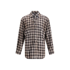 Dsquared² Brown Cotton Pattern Shirt