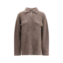 P.A.R.O.S.H. Brown Raccoon Fur Cardigan