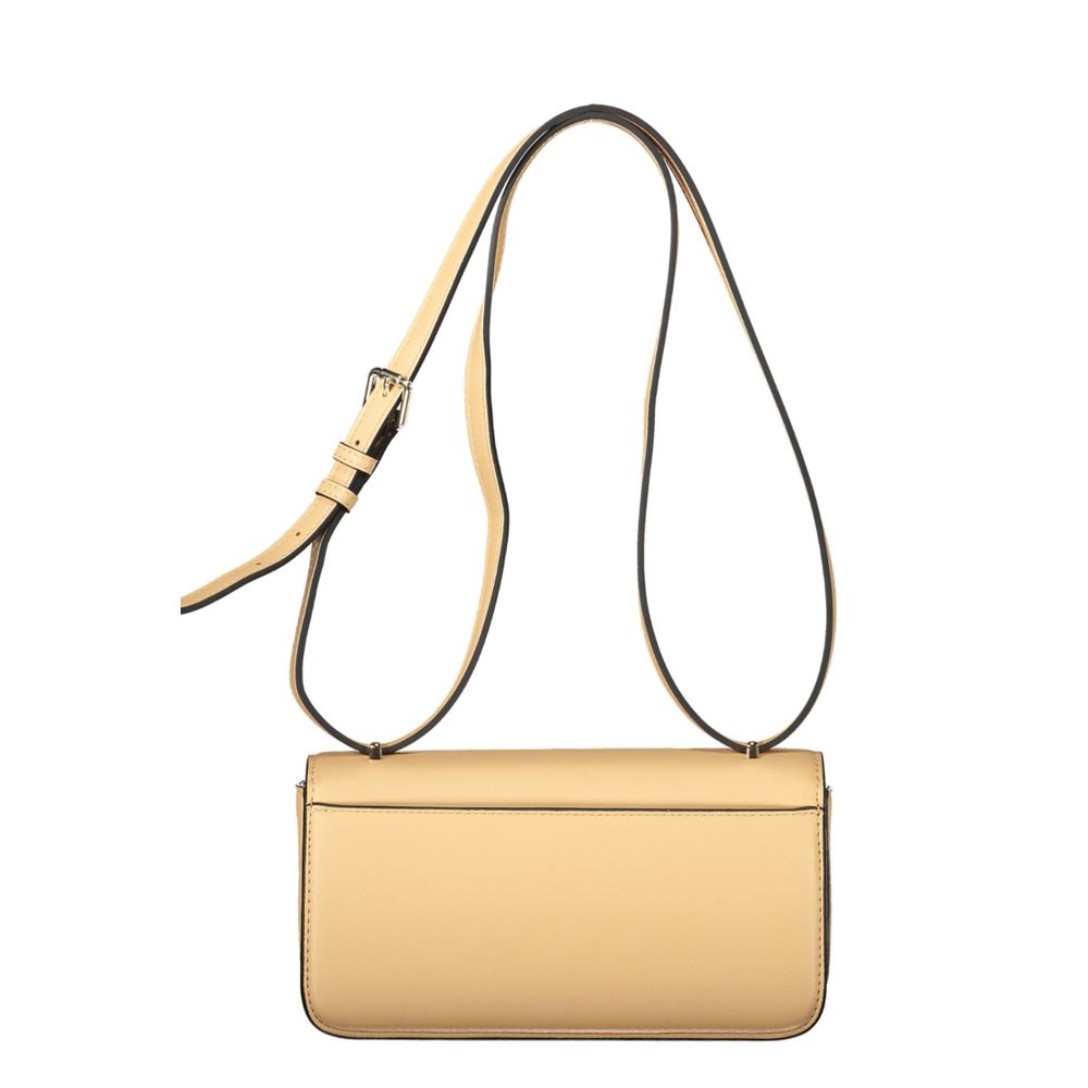 Valentino - Structured Minimalist Crossbody Handbag - Beige