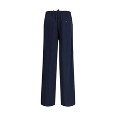 Forte_Forte Blue Cotton Casual Pants