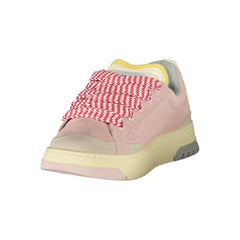 Blauer Pink Polyester Sneaker