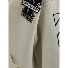 Off-White Cream Cotton Cardigan