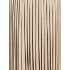 True Royal Beige Wool Long Skirt