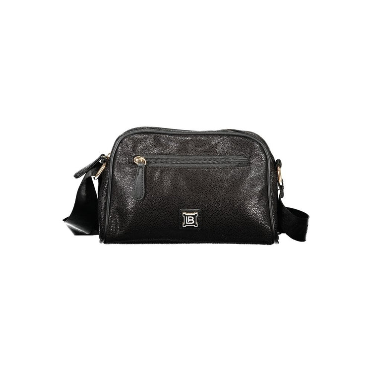 Laura Biagiotti - Sophisticated Textured Crossbody Shoulder Bag - Black Laura Biagiotti