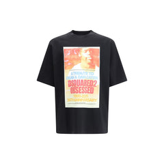 Dsquared² Black Cotton T-Shirt