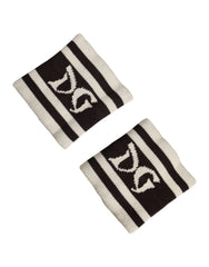 Black White DG Logo Cotton 1 Pair  Wristband