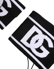 Black White DG Logo Cotton 1 Pair One Wristband