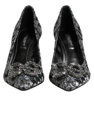 Silver Lace DG Amore Heels Pumps Shoes