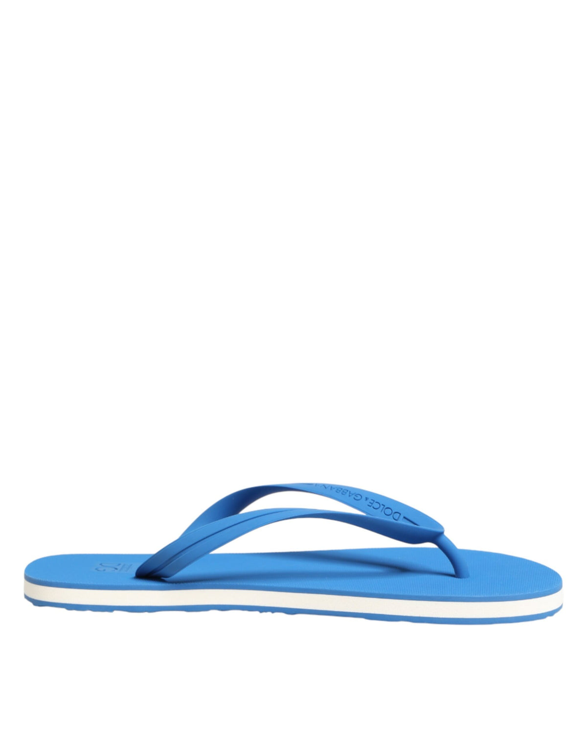 Blue White Logo Beachwear Flats Slipper Shoes