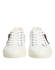 White Heart Embellished Sneakers Shoes