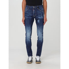 Dsquared² Blue Cotton Skinny Jeans