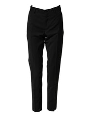 Black Wool Formal Dress Men Trouser Pants