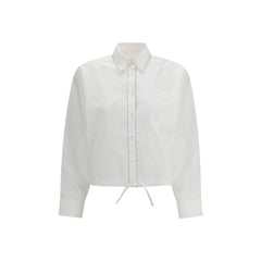 White Cotton Shortsleeve Shirt