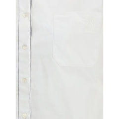 White Cotton Shortsleeve Shirt