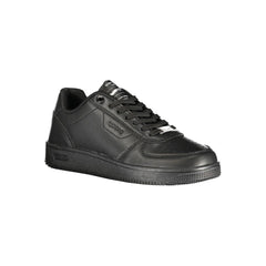 Black Polyester Sneaker