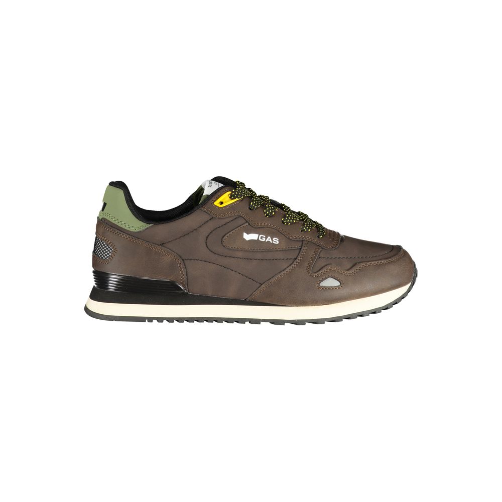 Brown Polyester Sneaker
