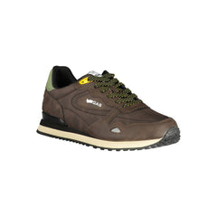 Brown Polyester Sneaker
