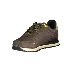 Brown Polyester Sneaker
