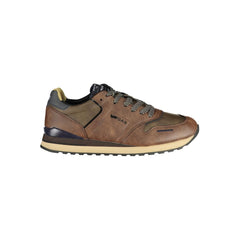 Brown Polyester Sneaker