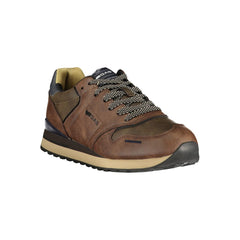 Brown Polyester Sneaker