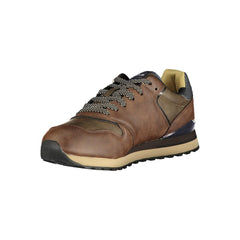 Brown Polyester Sneaker