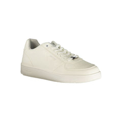 White Polyester Sneaker