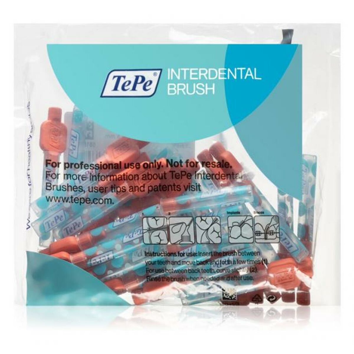 Interdental brushes Tepe Extra Soft Red 0,5 mm 25 Units -  Health and personal care, Oral care -  Tepe.