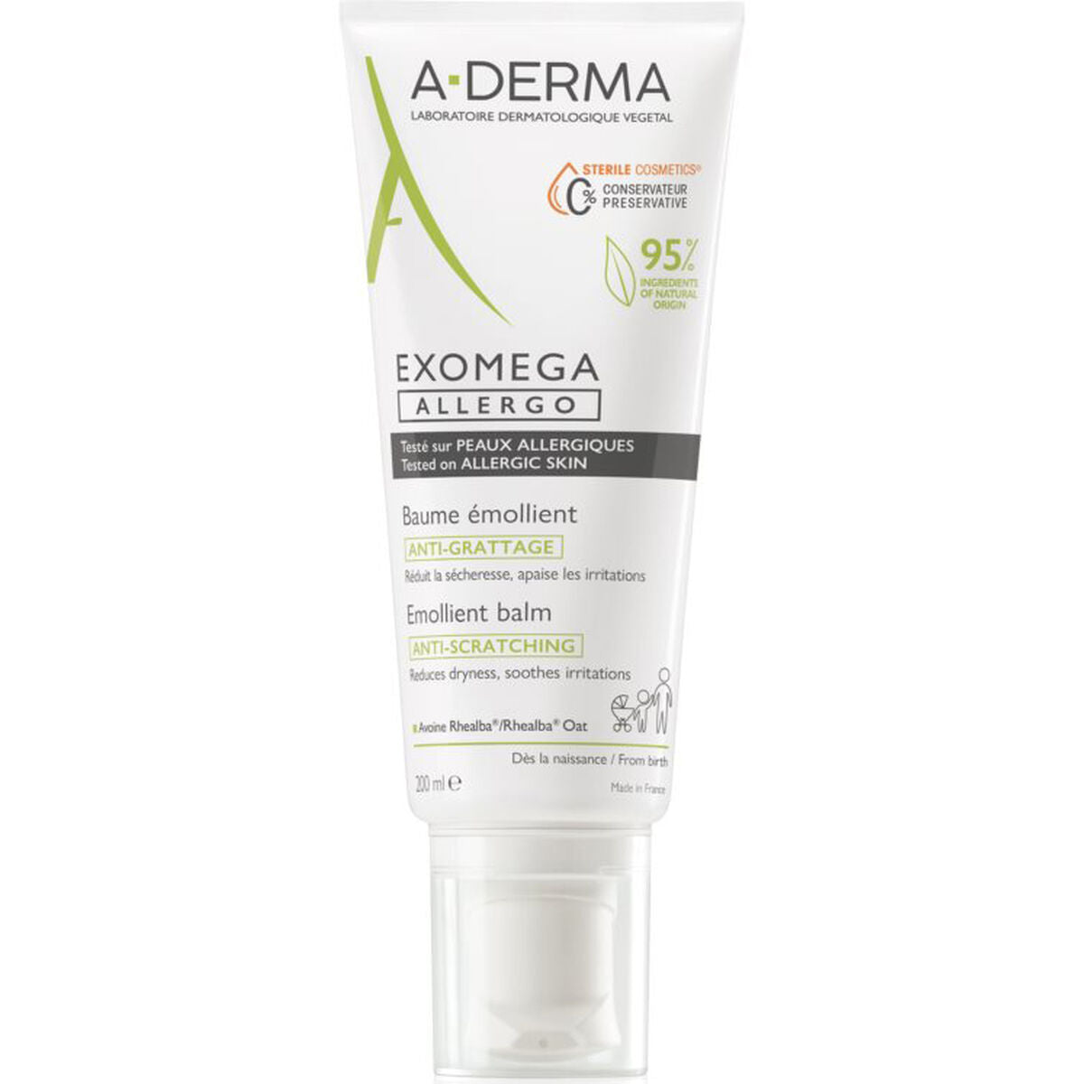 Facial Cream A-Derma Exomega Allergo 200 ml -  Beauty, Skin care -  A-Derma.