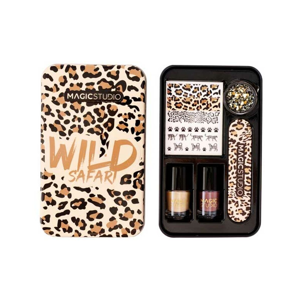 Manicure Set Magic Studio Wild Safari Savage Nail Art 6 Pieces -  Beauty, Manicure and pedicure -  Magic Studio.