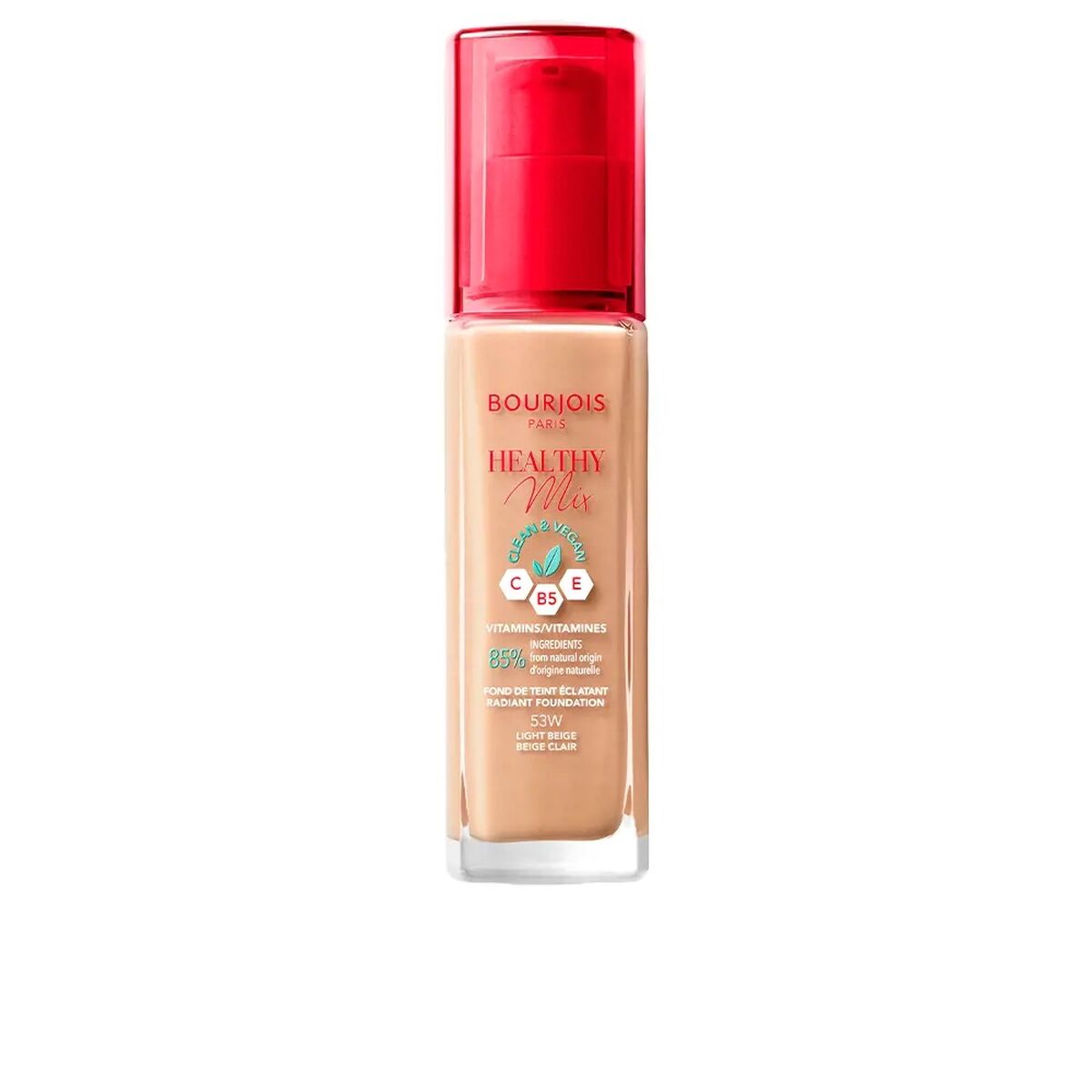 Crème Make-up Base Bourjois Healthy Mix Nº 53 Light beige 30 ml -  Beauty, Make-up -  Bourjois.