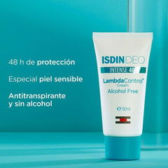 Cream Deodorant Isdin LambdaControl 50 ml Sensitive skin -  Beauty, Bathing and personal hygiene -  Isdin.