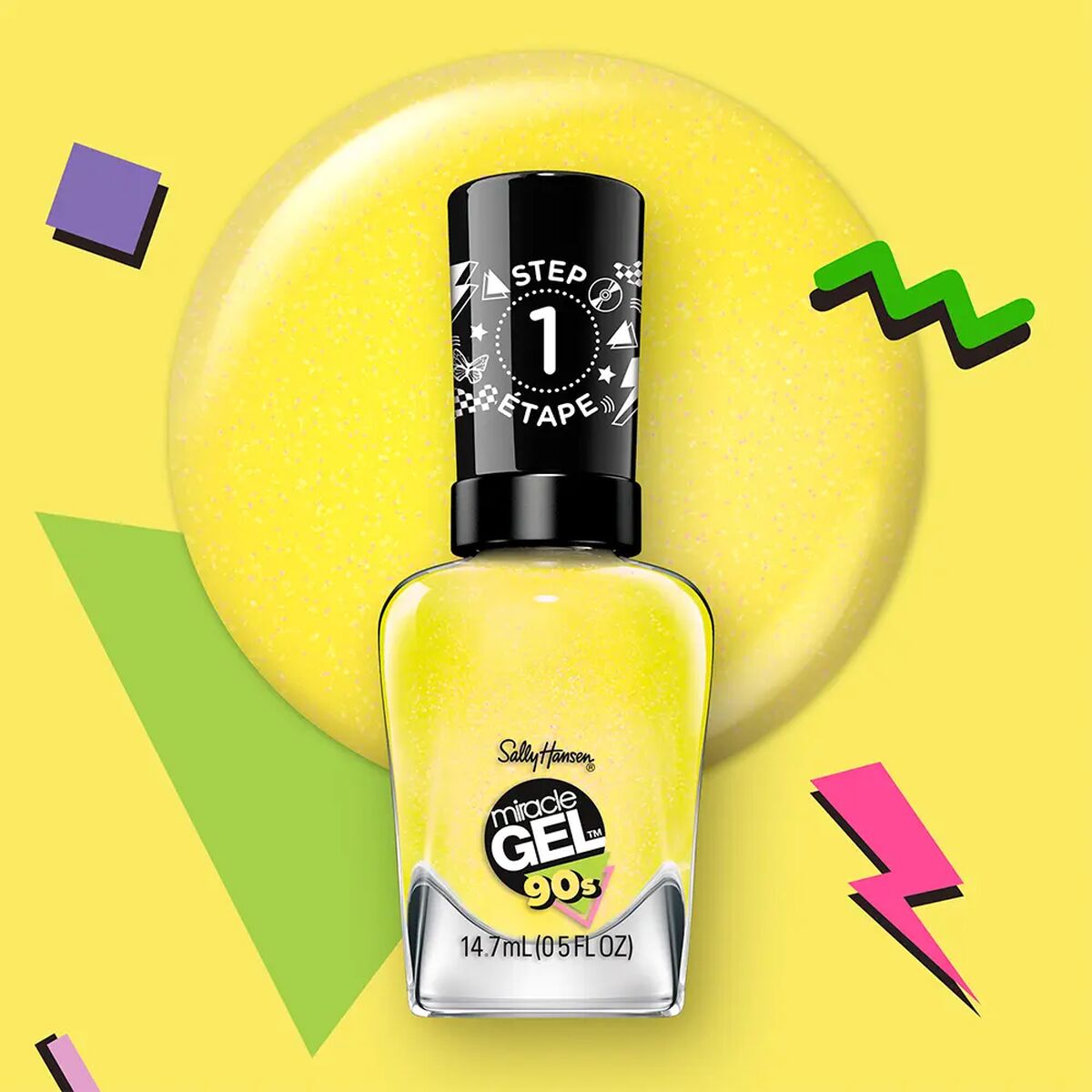 Nail polish Sally Hansen MIRACLE GEL 90s Nº 891 Mixtape 14,7 ml -  Beauty, Manicure and pedicure -  Sally Hansen.