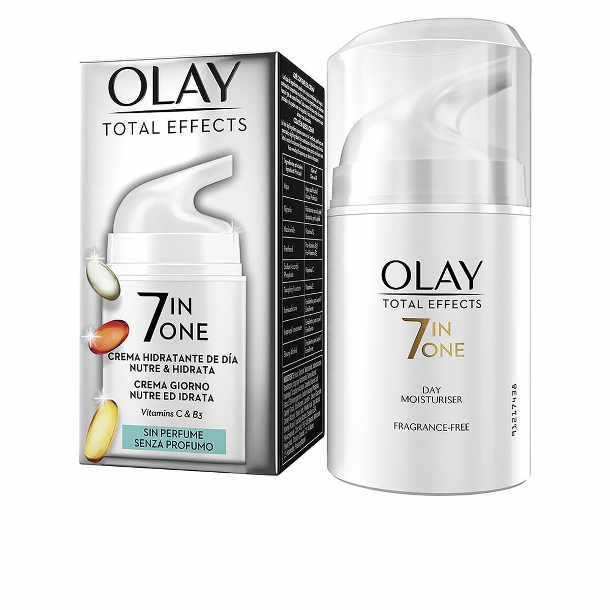 Anti-Ageing Hydrating Cream Olay Total Effects 7-in-1 50 ml -  Beauty, Skin care -  Olay.