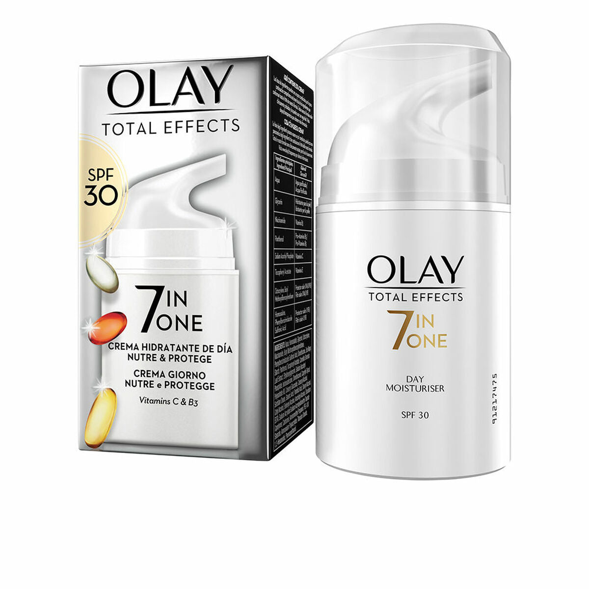 Moisturising Day Cream Olay Total Effects 7-in-1 Nutritional 50 ml Spf 30 -  Beauty, Skin care -  Olay.