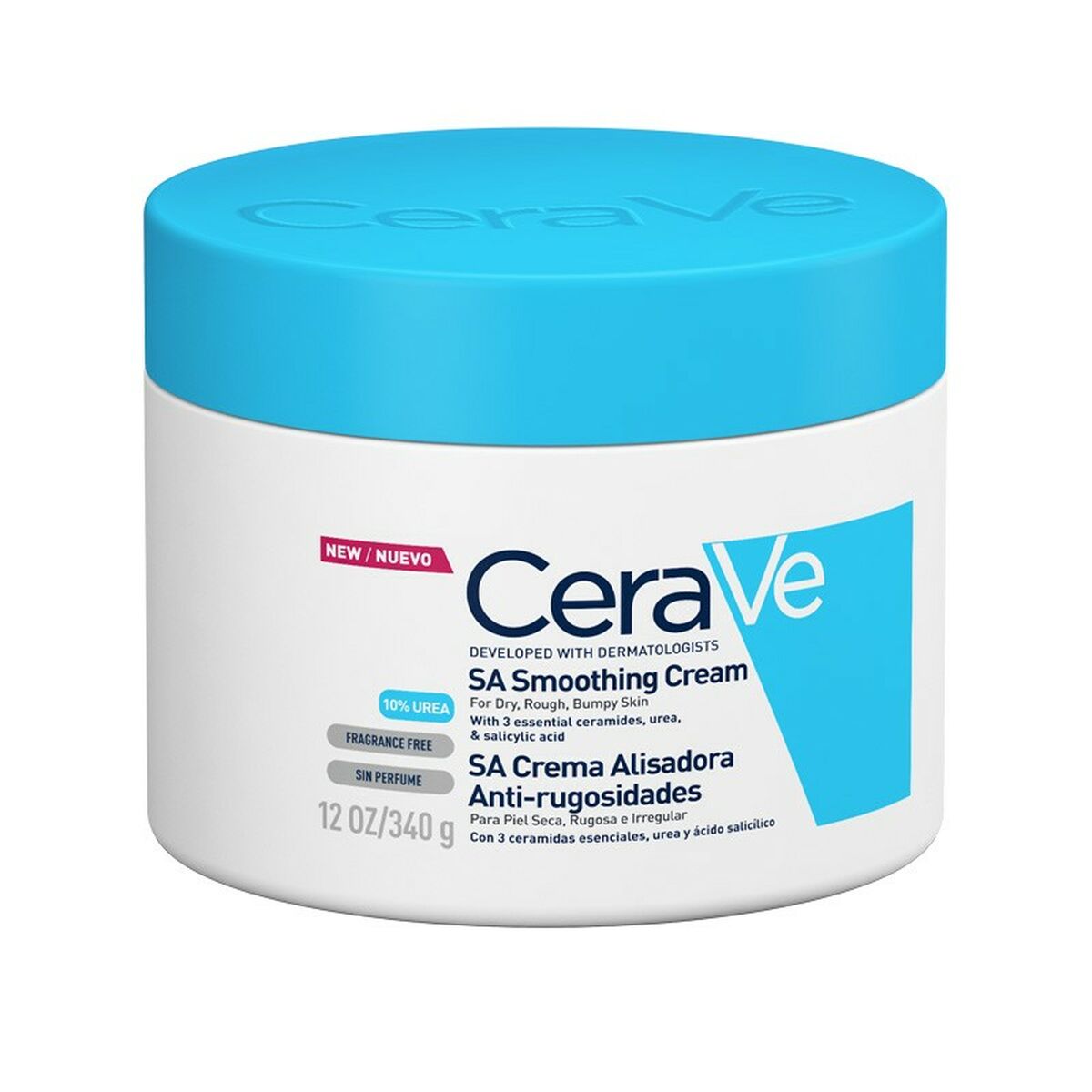 Smoothing Exfoliating Cream CeraVe SA 340 g -  Beauty, Skin care -  CeraVe.