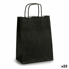 Paper Bag Pincello 18242 Black 18 x 8 x 31 cm (25 Units) -  Office and stationery, Envelopes and postal supplies -  Pincello.