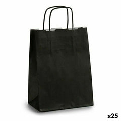 Paper Bag Pincello 18242 Black 18 x 8 x 31 cm (25 Units) -  Office and stationery, Envelopes and postal supplies -  Pincello.