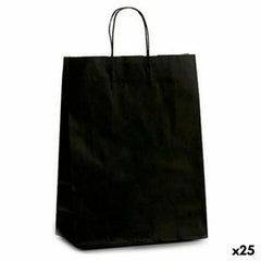 Paper Bag Pincello 32412 Black 12 x 52 x 32 cm 32 X 12 X 50 cm (25 Units) -  Office and stationery, Envelopes and postal supplies -  Pincello.